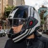 NOLAN N120-1 LINEO - BRANCO CINZA E PRETO -6-
